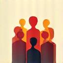 Icon representing a group of people.